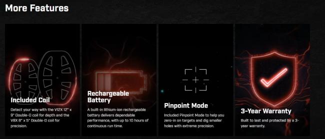 Vanquish 560 pro pack more featurees